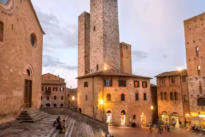 San Gimignano - eine italienische Hügelstadt in der Toskana