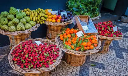 Markt Funchal Madeira Portugal