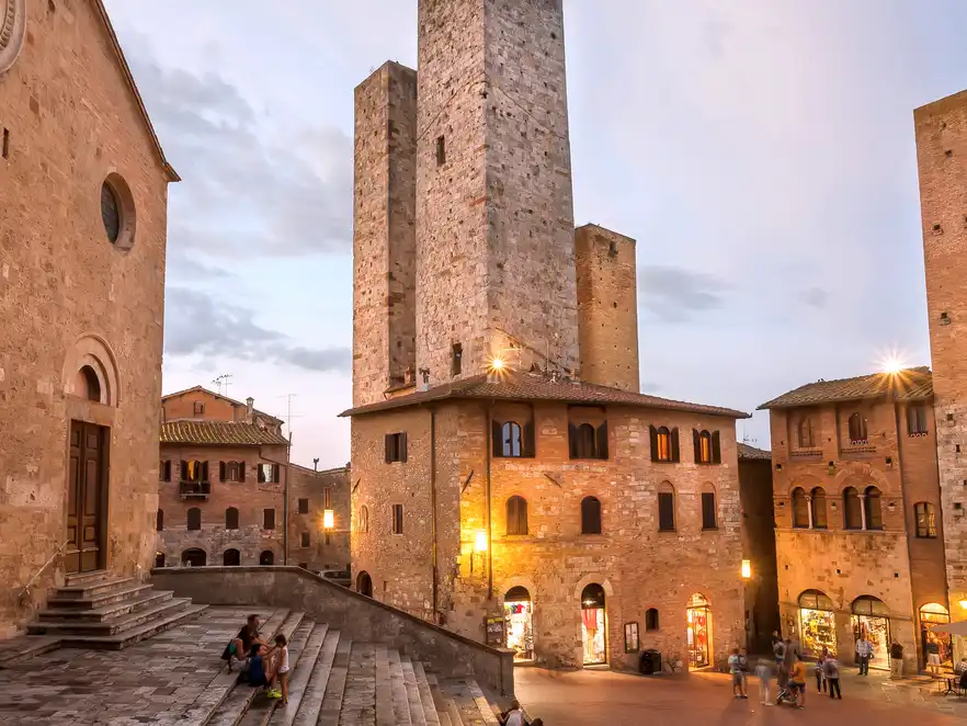 San Gimignano - eine italienische Hügelstadt in der Toskana