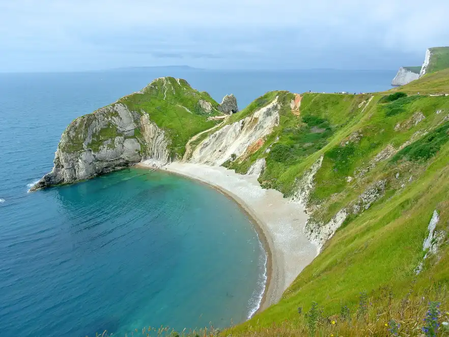 Lulworth Cove und Jurrassic Coast, Dorset, England